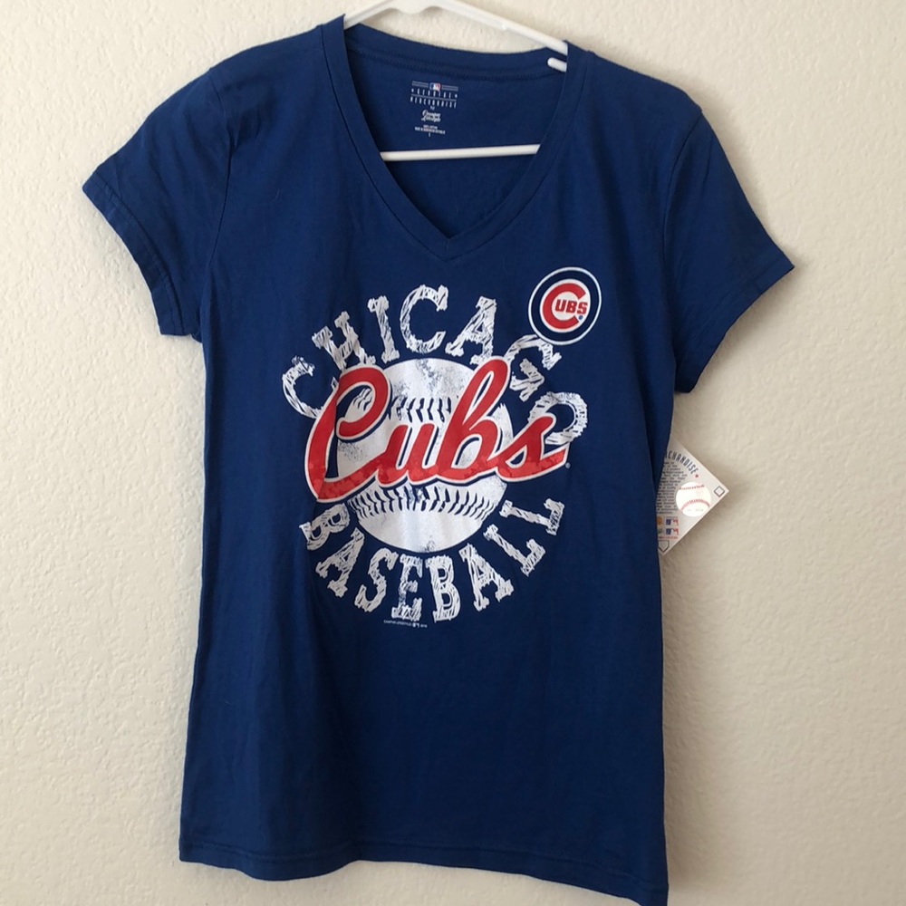 Chicago Cubs baseball v neck